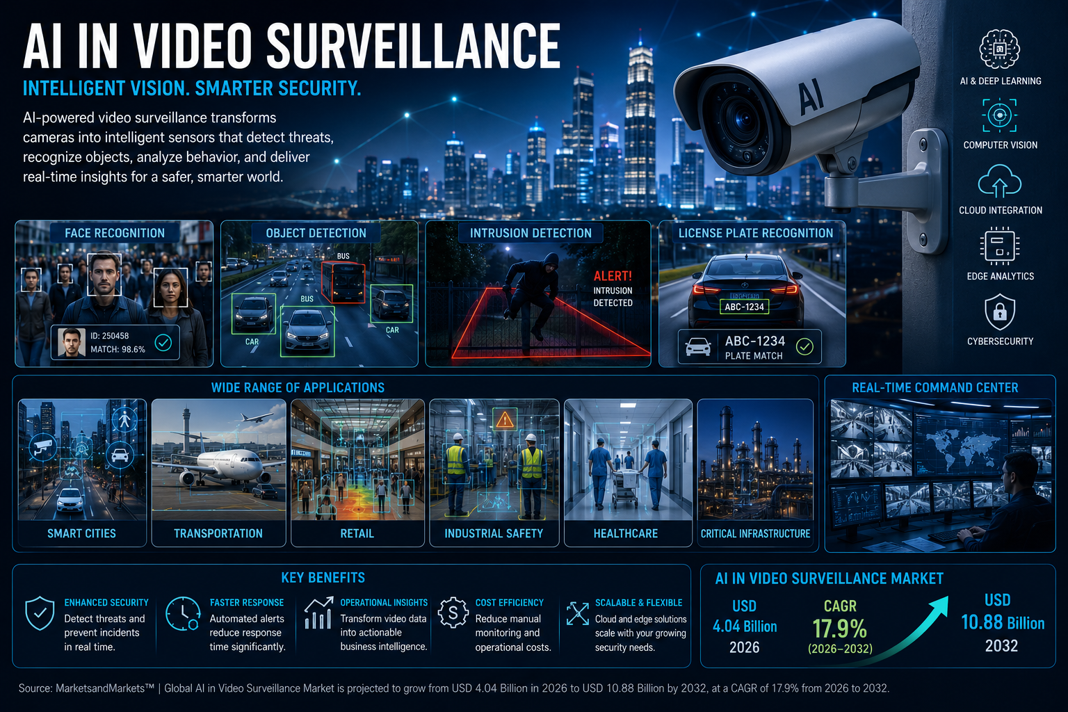 AI in Video Surveillance Technology Innovation: Key Trends, Growth Drivers and Opportunities