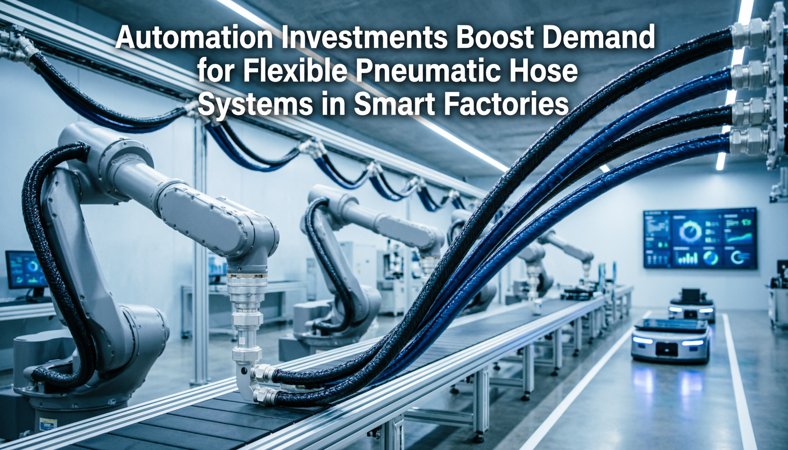 Flexible Pneumatic Hose Systems in Smart Factories