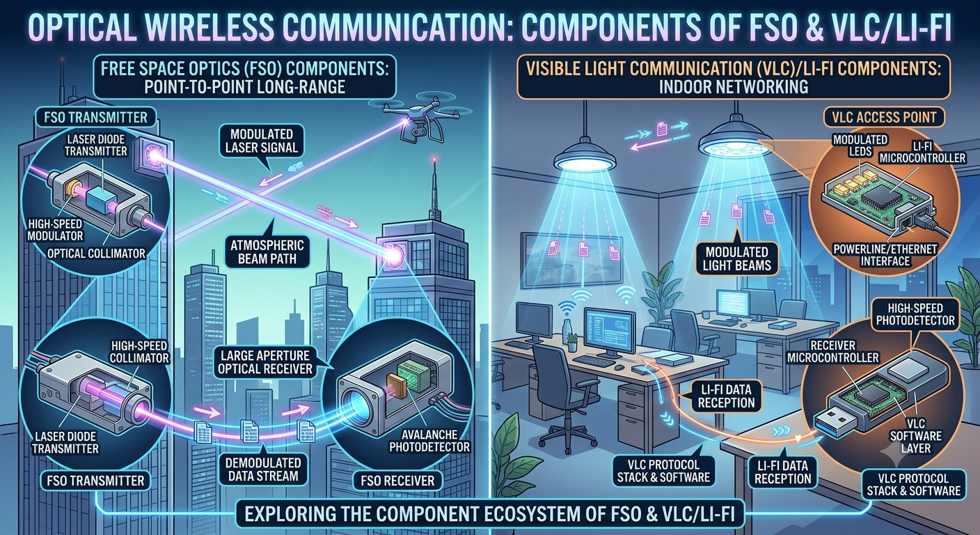 FSO and VLC / Li-Fi Technology Innovation FSO and VLC / Li-Fi Technology Innovation