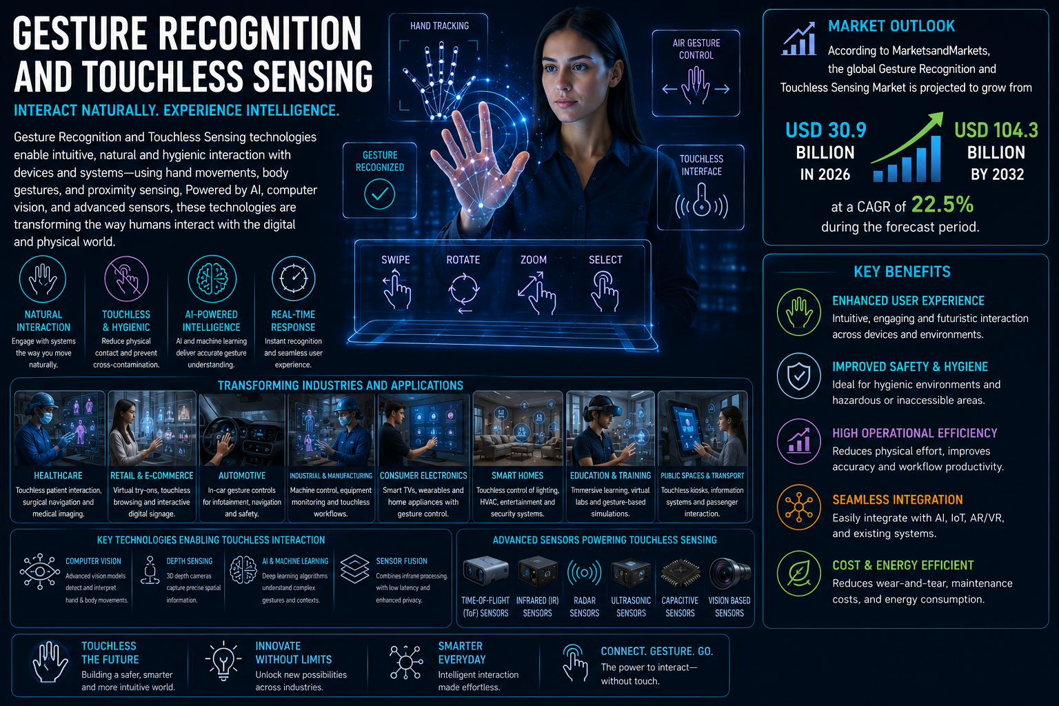 Gesture Recognition and Touchless Sensing Technology Innovation: Key Trends, Growth Drivers and Opportunities Gesture Recognition and Touchless Sensing Technology Innovation: Key Trends, Growth Drivers and Opportunities
