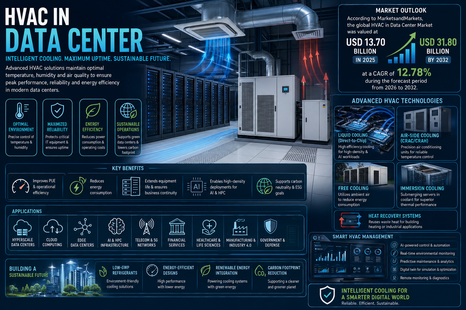 HVAC in Data Center Technology Innovation: Key Trends, Growth Drivers and Opportunities HVAC in Data Center Technology Innovation: Key Trends, Growth Drivers and Opportunities