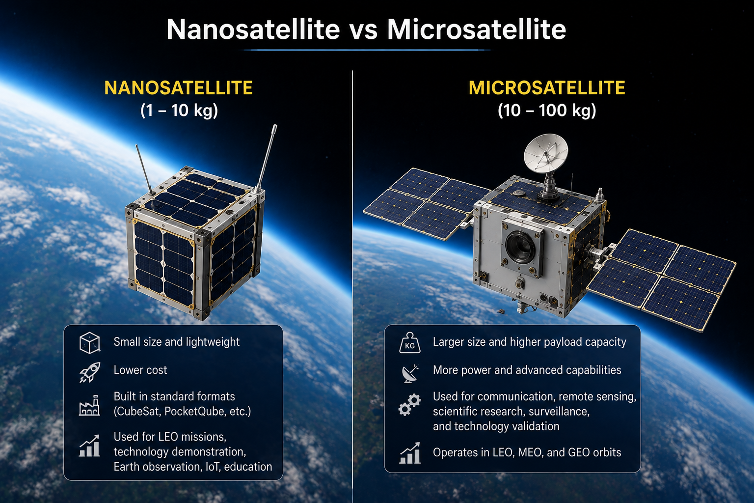 Nanosatellite and Microsatellite Technology Innovation