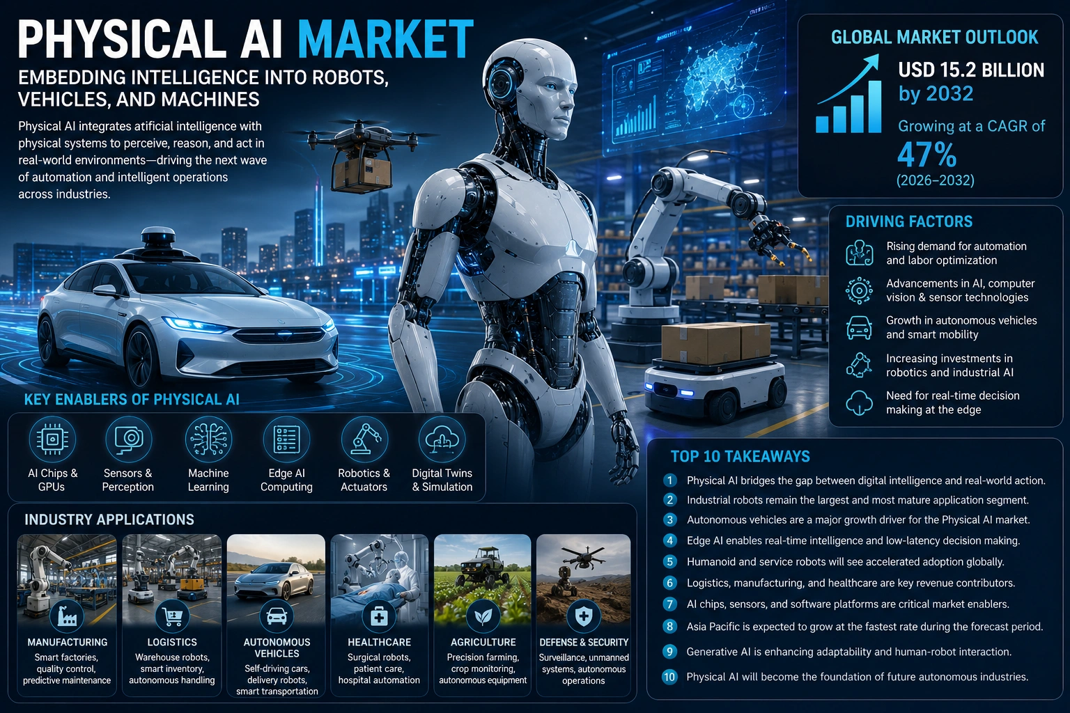 Global Physical AI Market: Embedding Intelligence into Robots, Vehicles, and Machines
