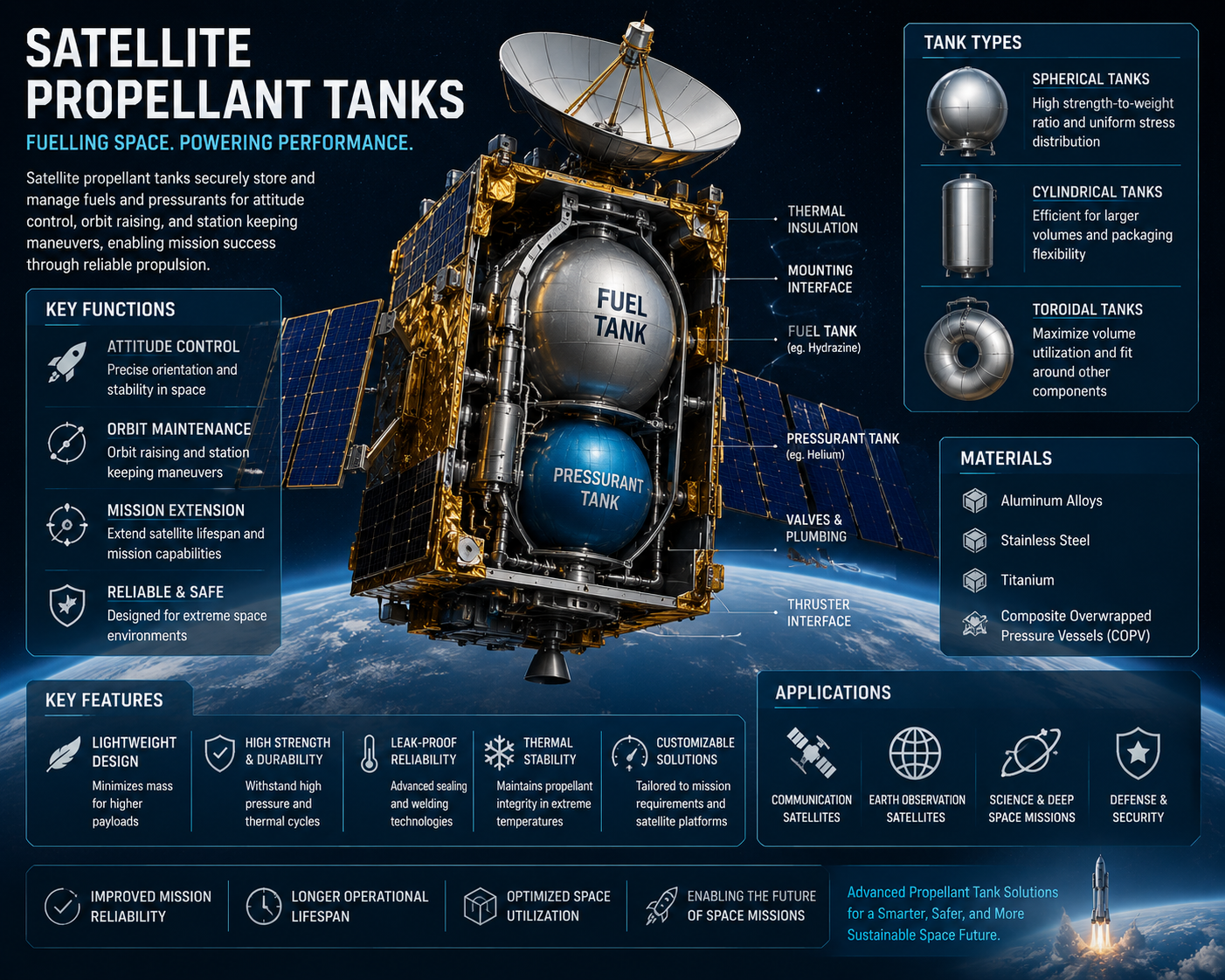 Satellite Propellant Tanks Technology Innovation Satellite Propellant Tanks Technology Innovation
