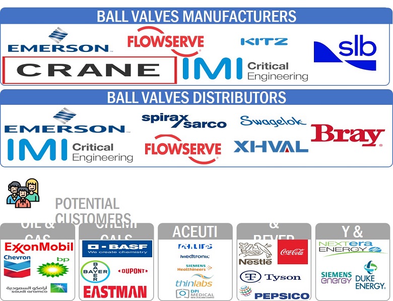 Ball valves Market by Ecosystem