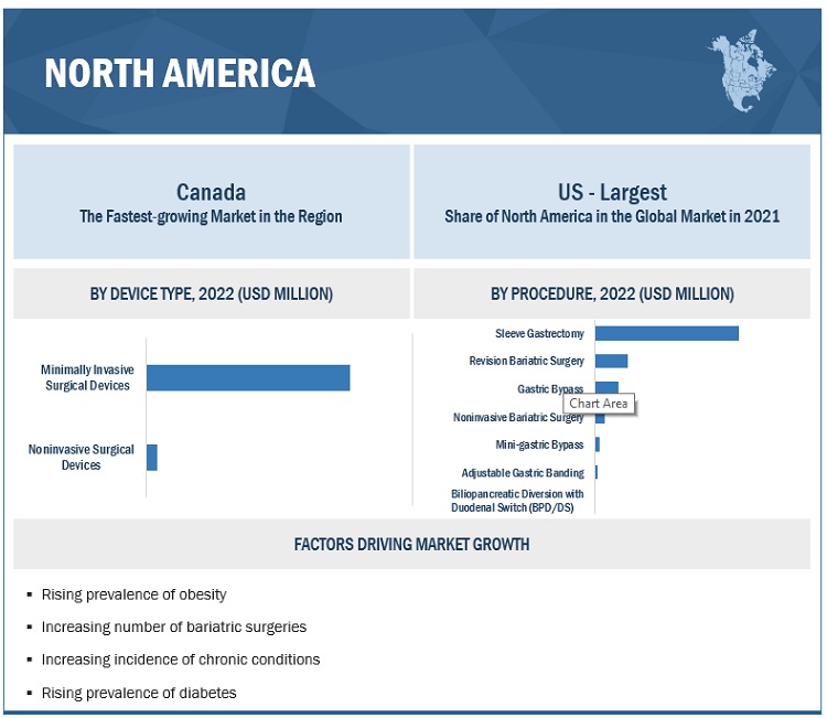 Bariatric Surgery Devices Market by Region