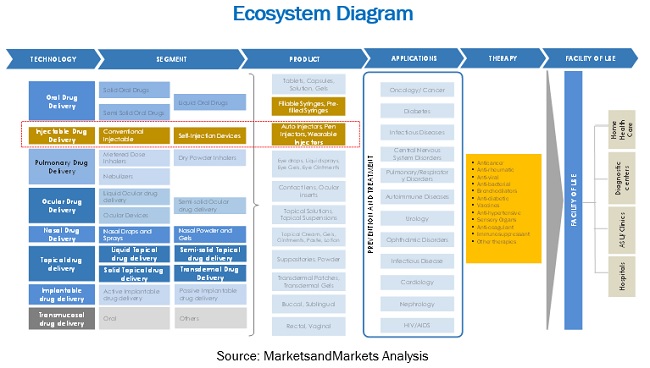 Dual Chamber Prefilled Syringes Market Ecosystem Diagram