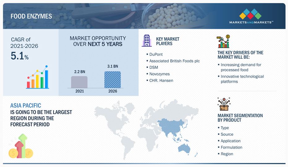 Food Enzymes Market by Region
