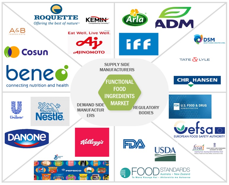 Top Companies in Functional Food Ingredients Market