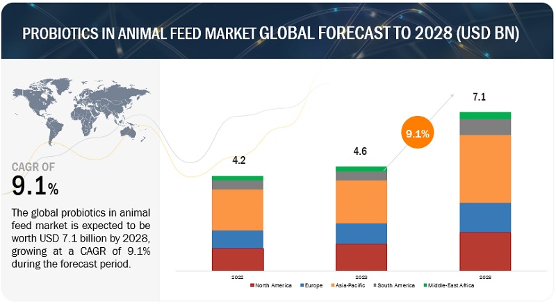 Probiotics in Animal Feed Market Overview